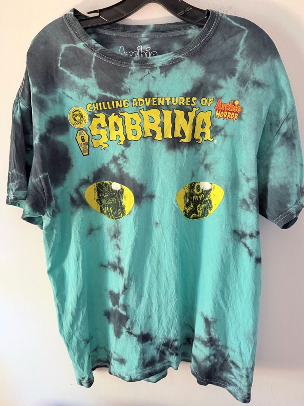 Archie Comics Horror Chilling Adventures Of Sabrina T-shirt Men Large Tie Dye